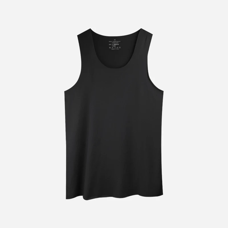 Undershirt Crew Neck - Мужская тонкая майка с U-образным вырезом,