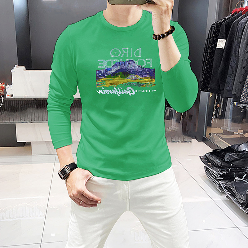 Мужская футболка с длинным рук – обзор и цена Undershirt Crew Neck