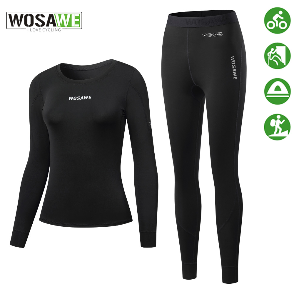 WOSAWE Женское велосипедное те – обзор и цена Compression Long Pant