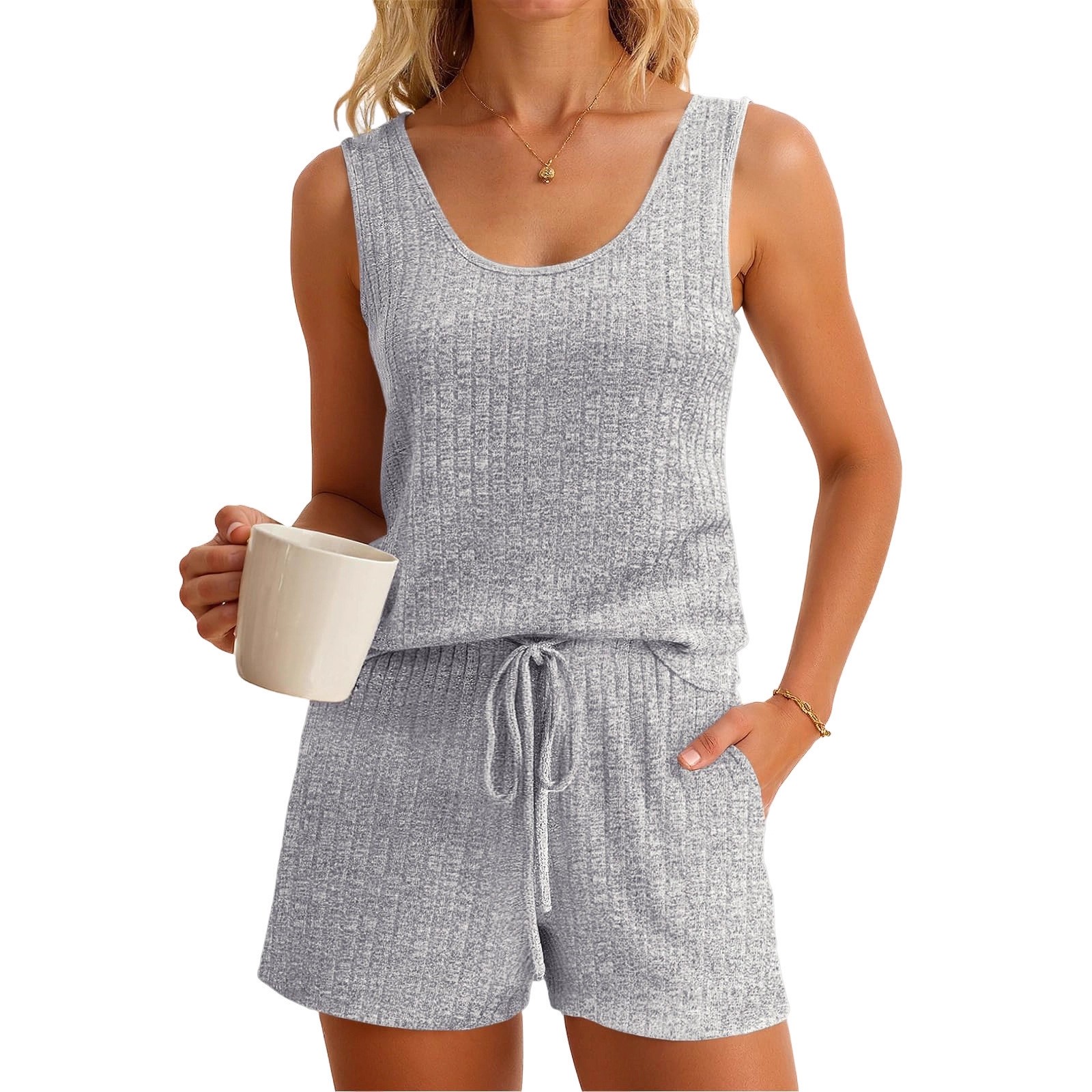 Женский комплект для весны-лет – обзор и цена Tank Top Ribbed